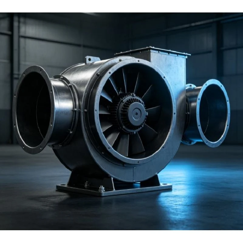 Double Inlet Cooker Hood Fan